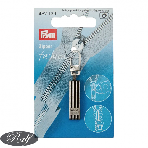 Cheita fermoar Fashion casual, argintie - Prym 482139